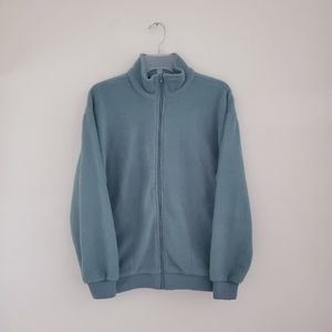 Urban Outfitters Fleece Zip Up - Teal